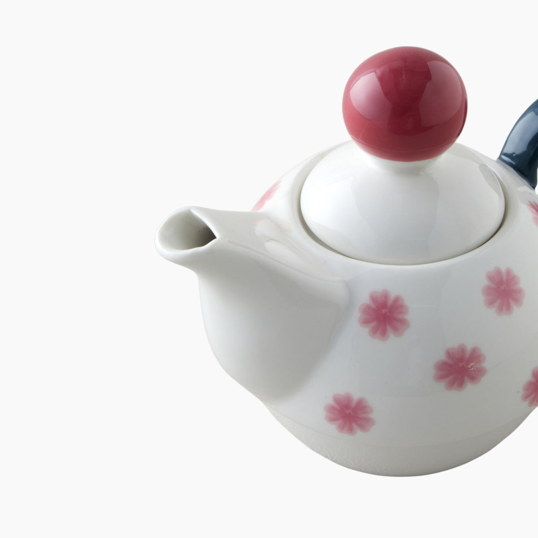 EH Florentis New Bone China Tea Pot Set 400 – 290 Ml Pink - Green