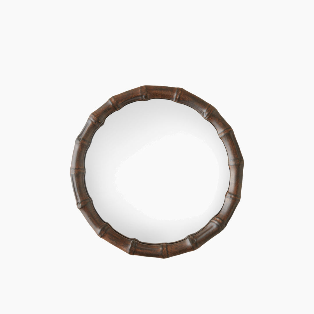 EH Mira Polyresin Mirror 28X28 Cm Brown
