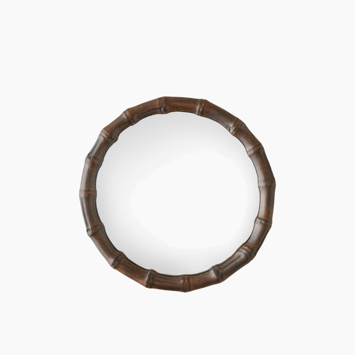 EH Mira Polyresin Mirror 28X28 Cm Brown