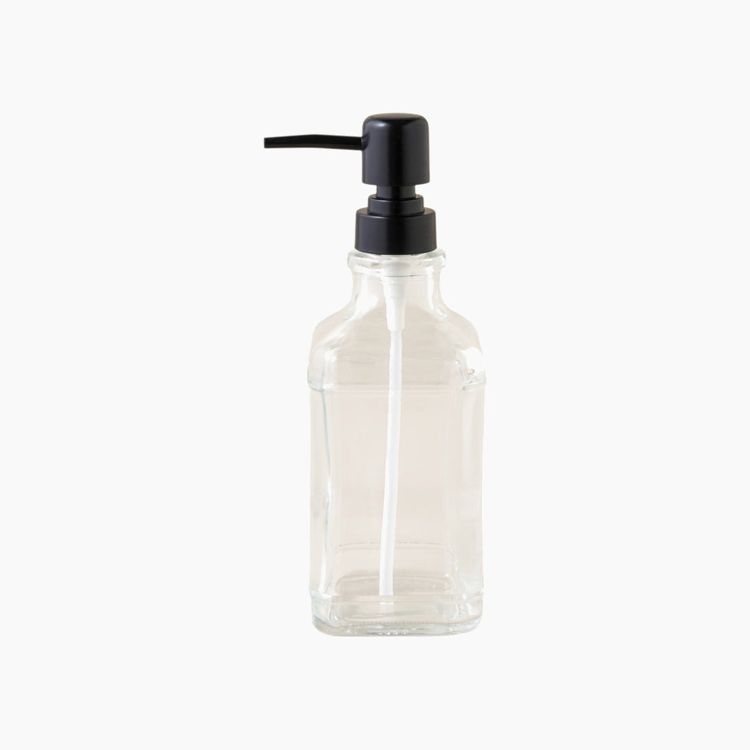 EH Karin Glass Bathroom Soap Dispenser 21 Cm Transparent