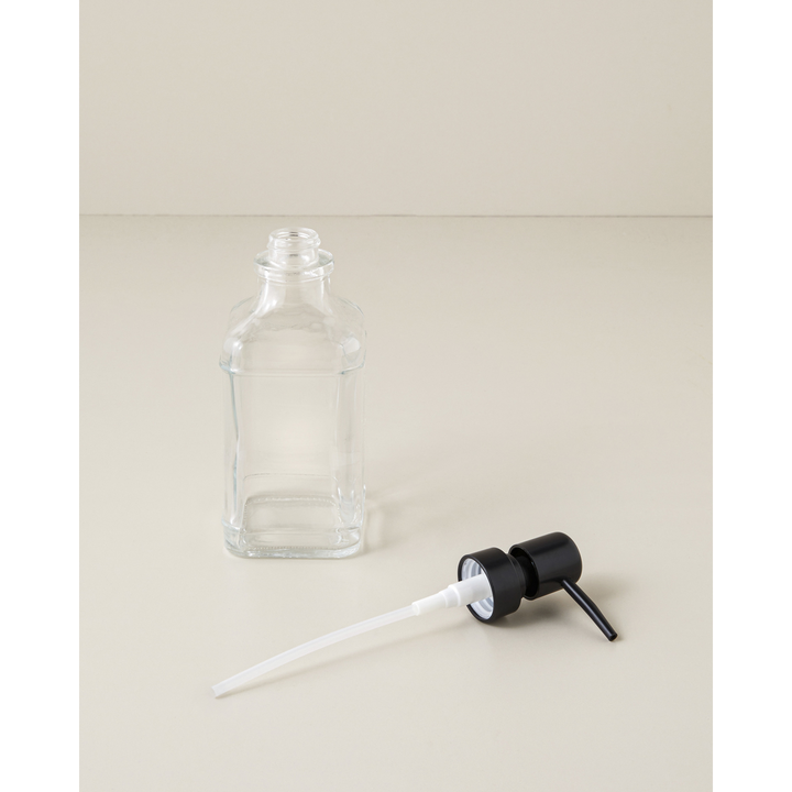 EH Karin Glass Bathroom Soap Dispenser 21 Cm Transparent