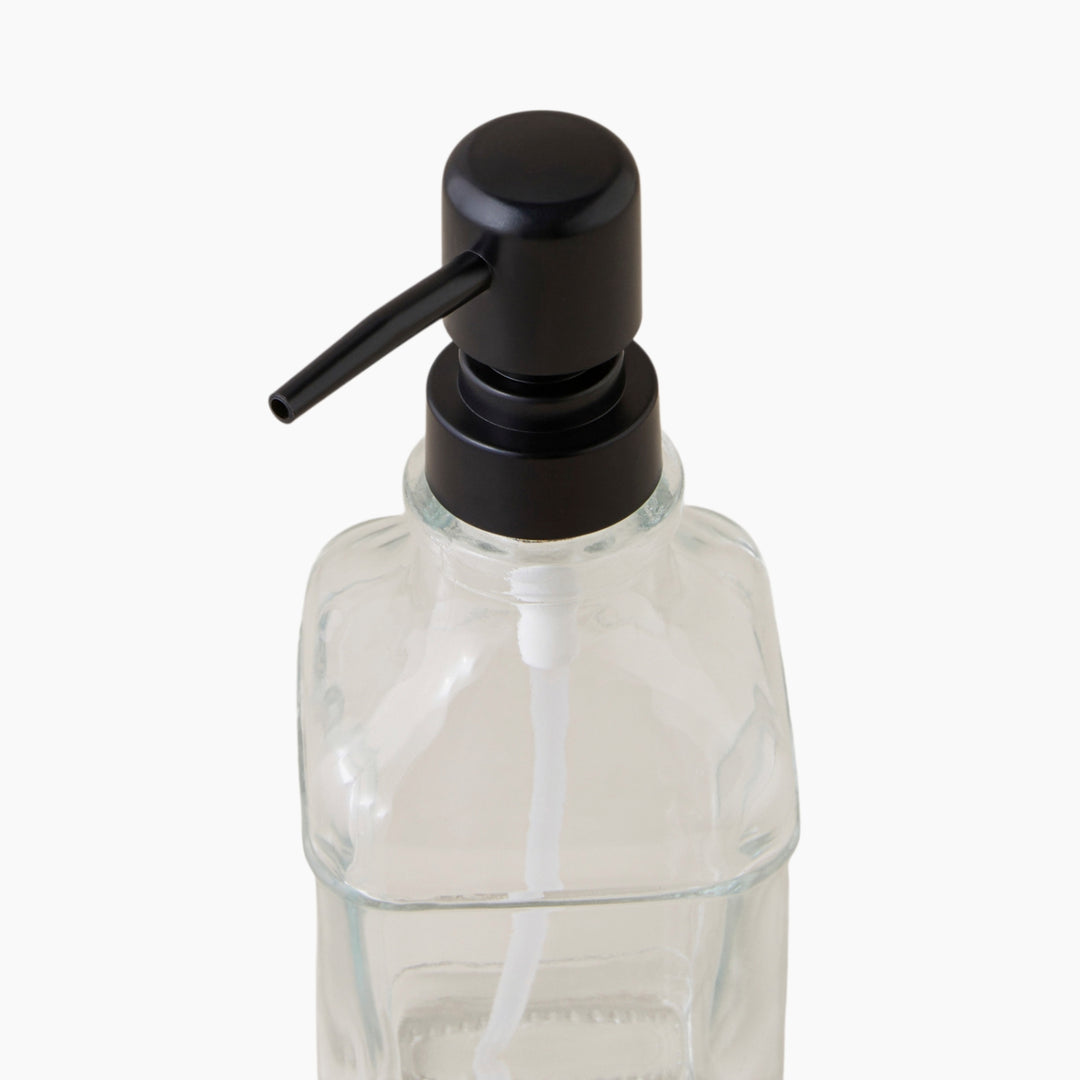 EH Karin Glass Bathroom Soap Dispenser 21 Cm Transparent