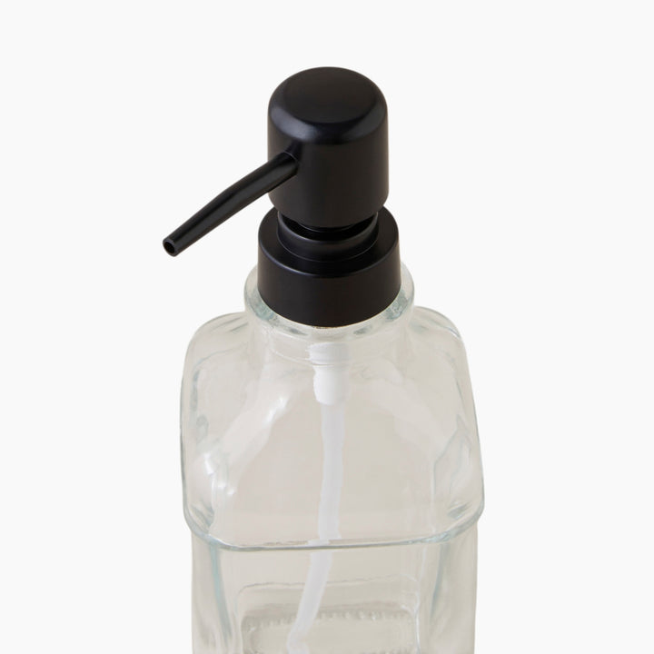 EH Karin Glass Bathroom Soap Dispenser 21 Cm Transparent