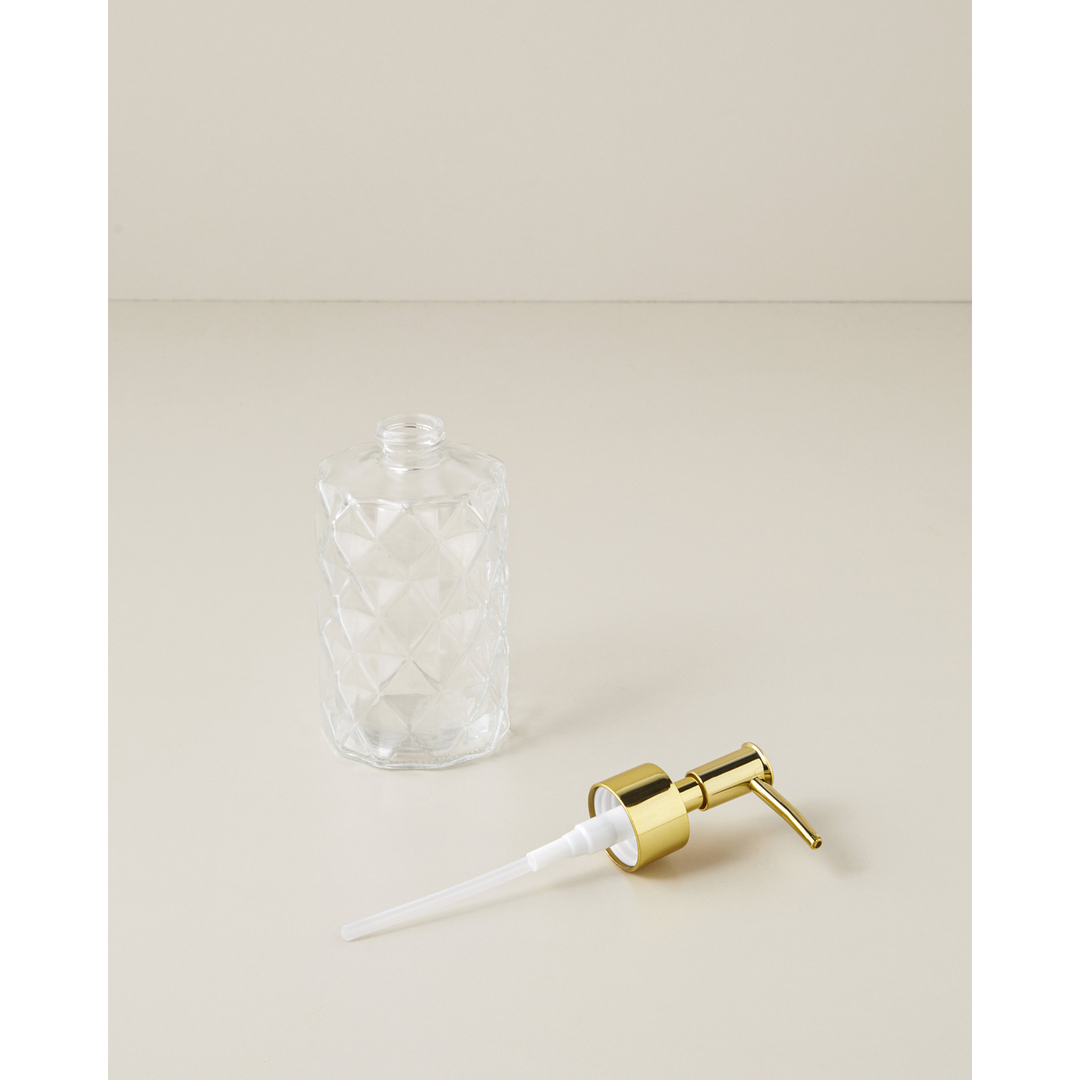 EH Karina Glass Bathroom Soap Dispenser 17,5 Cm Transparent