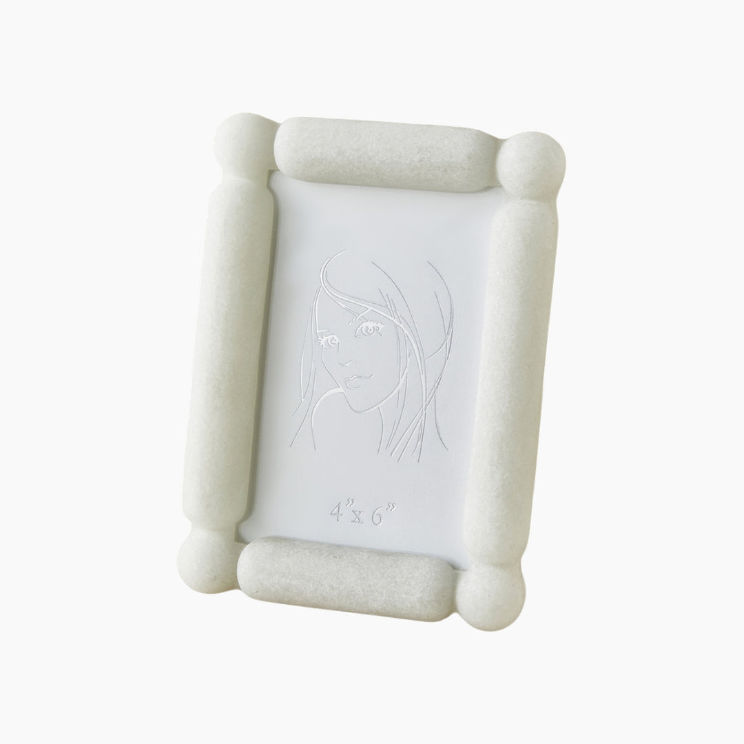 EH Alina Polyresin Photo Frame 10X15 Cm White