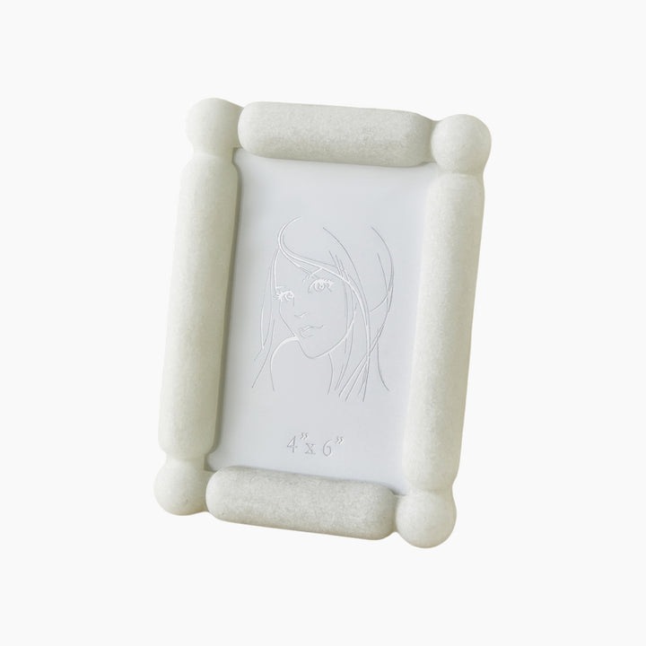 EH Alina Polyresin Photo Frame 10X15 Cm White