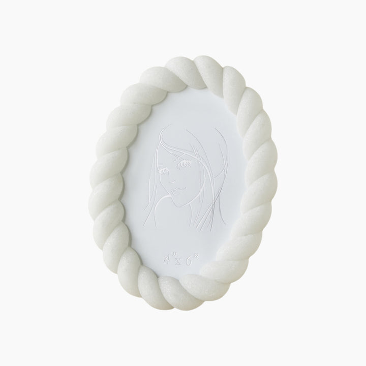 EH Alissa Polyresin Photo Frame 10X15 Cm White