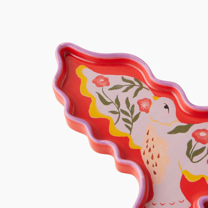EH Judy Ceramic Decorative 20X2 Cm Red