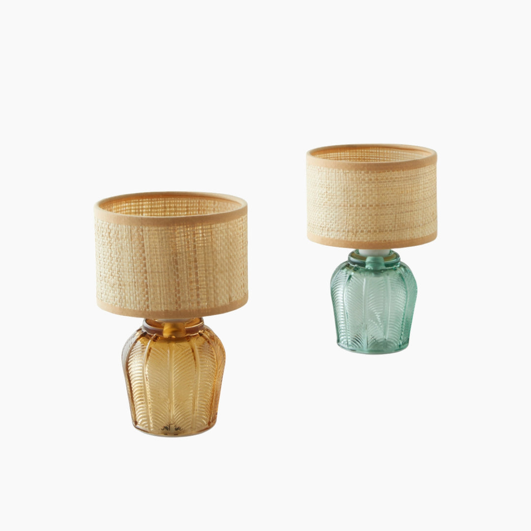 EH Loren Glass Table Lamp 12 X 19 Cm
