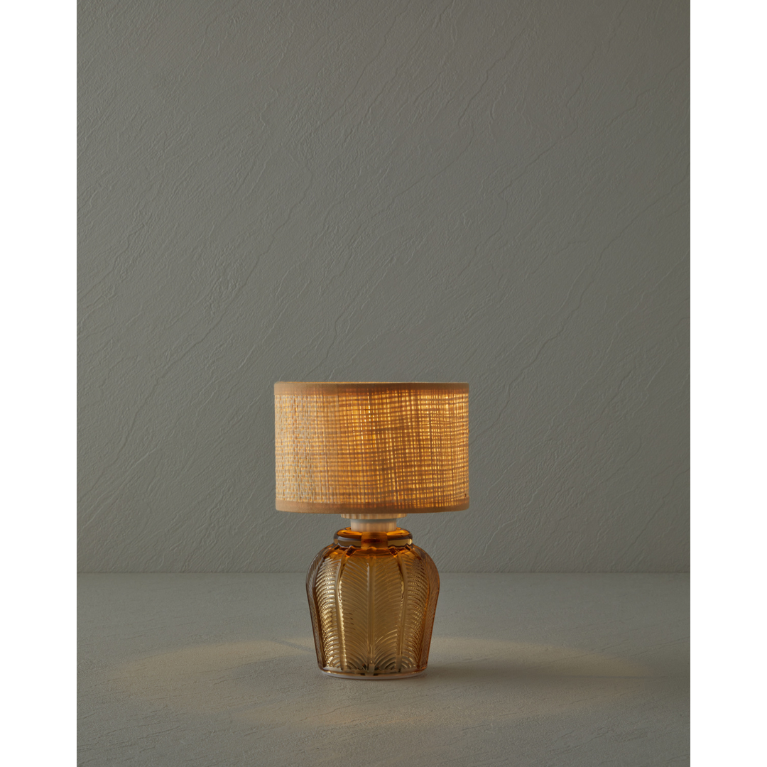 EH Loren Glass Table Lamp 12 X 19 Cm