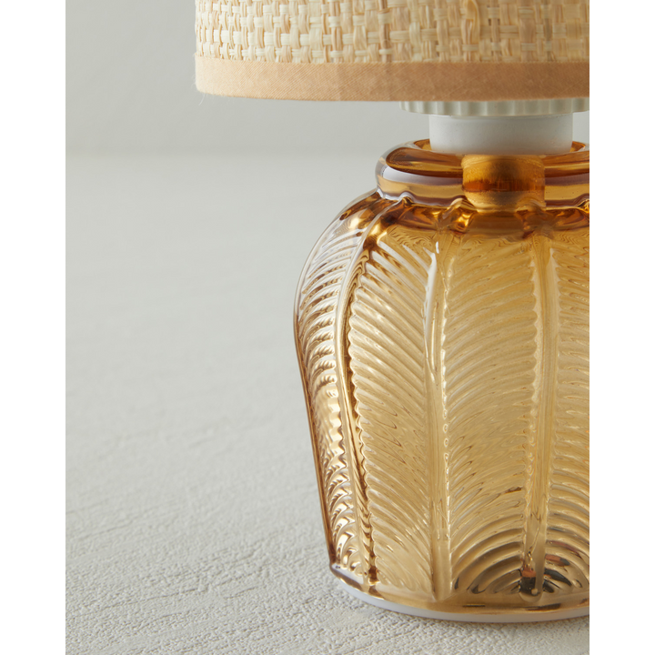 EH Loren Glass Table Lamp 12 X 19 Cm