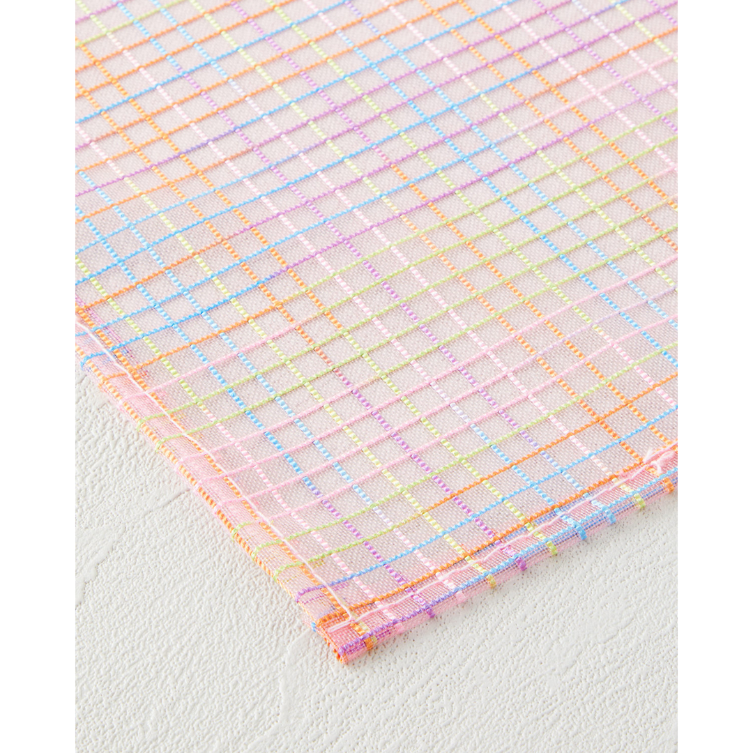 EH Galaxy Stripes Polyester 4 Pcs Table Mat 30X45 Cm Pınk