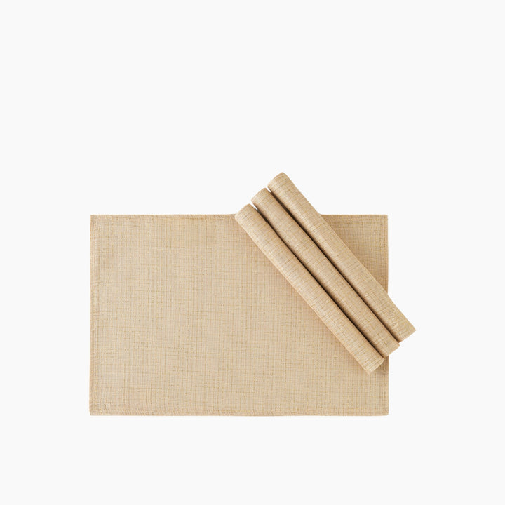 EH Soft Glow Polyester 4 Pcs Table Mat 30 X 45 Cm