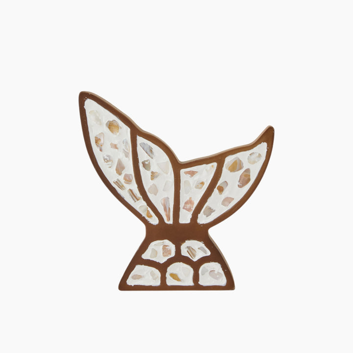EH Wing Mdf Decorative 28 X 18 Cm White - Brown