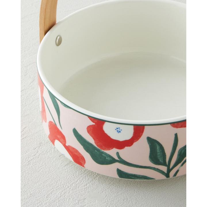 EH Garden Bright Stoneware Serving Ware 17 X 7 Cm Red - Pink