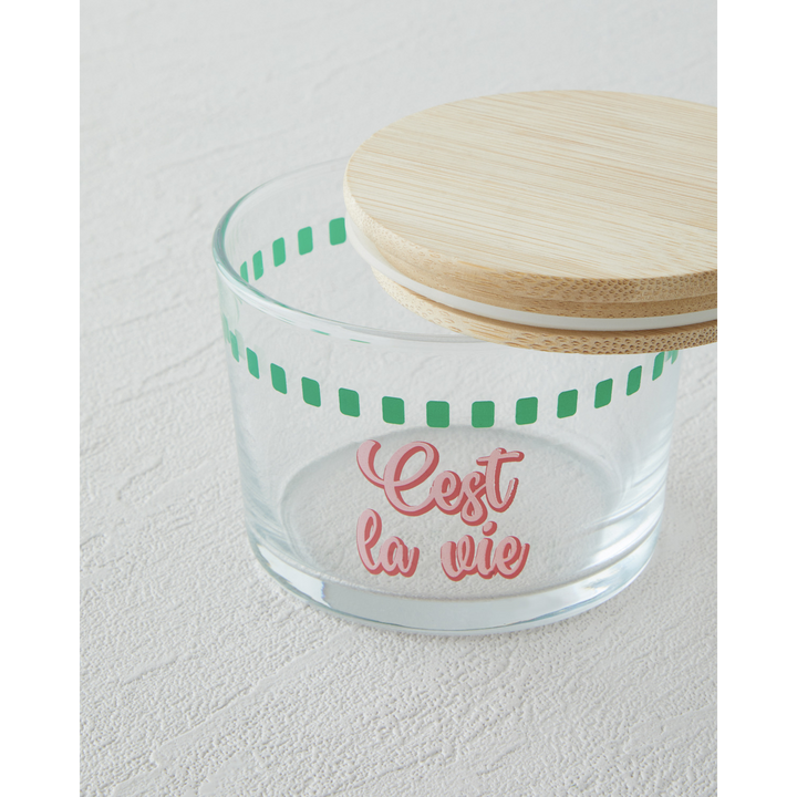 EH Piatto Cest Glass 2 Pcs Spice Rack 220 Ml - 220 Ml Pink - Purple