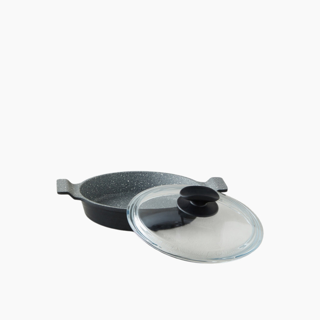 EH Prime Expert Premium Cast 4 Pieces With Cover Omelet Pan Set 18-20 Cm Black - Gray