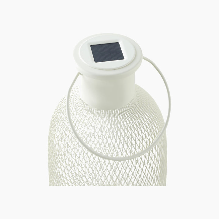 EH Briel Metal Lantern 16X16X30 Cm Cream