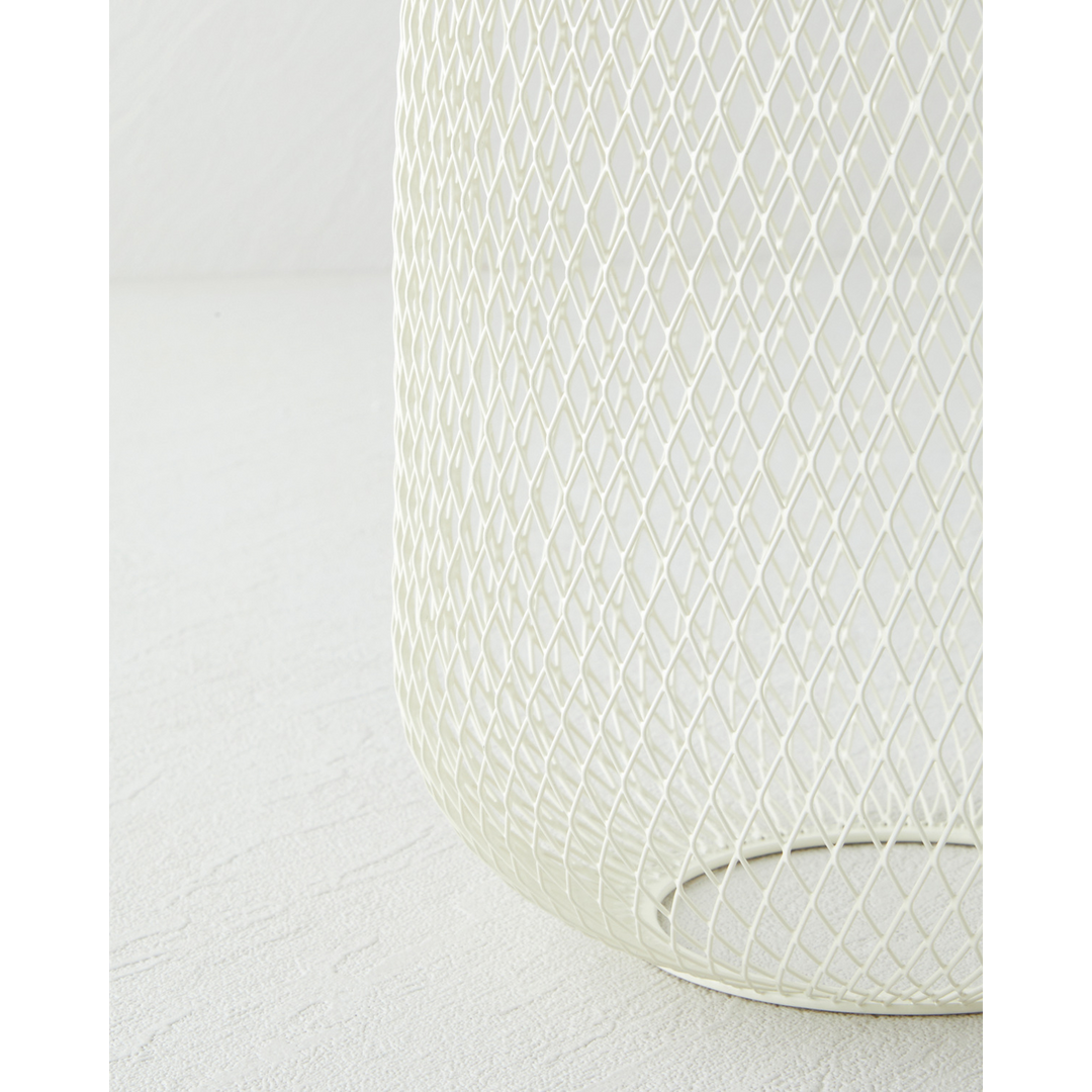 EH Briel Metal Lantern 16X16X30 Cm Cream
