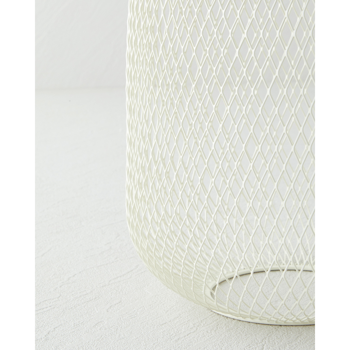 EH Briel Metal Lantern 16X16X30 Cm Cream
