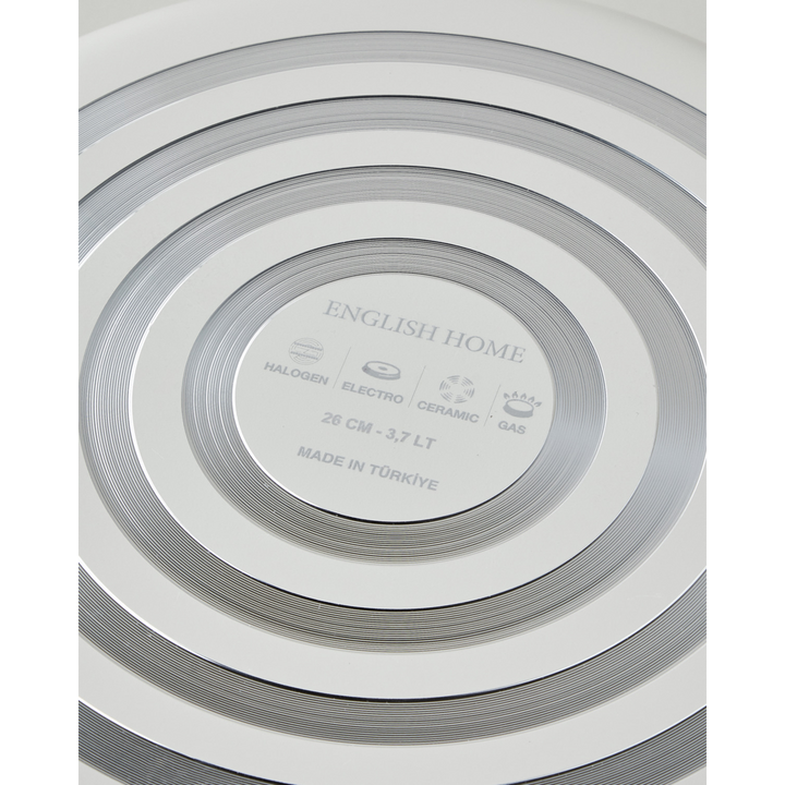 EH Prego Cerawell With Cover Omelet Pan 20 Cm Cream - Brown