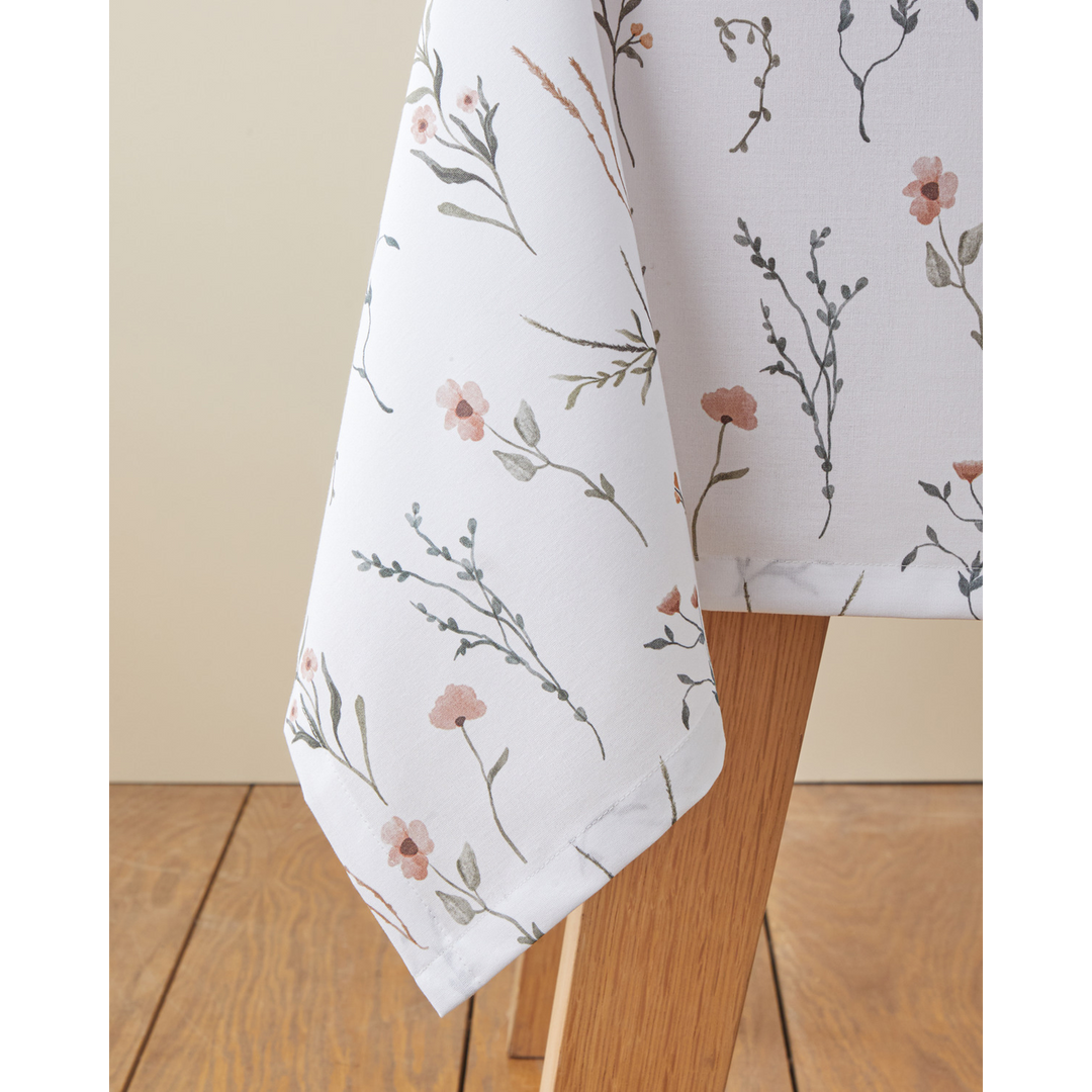 Simple Bloom Opal Table Cloth 140 X 200 Cm Colored