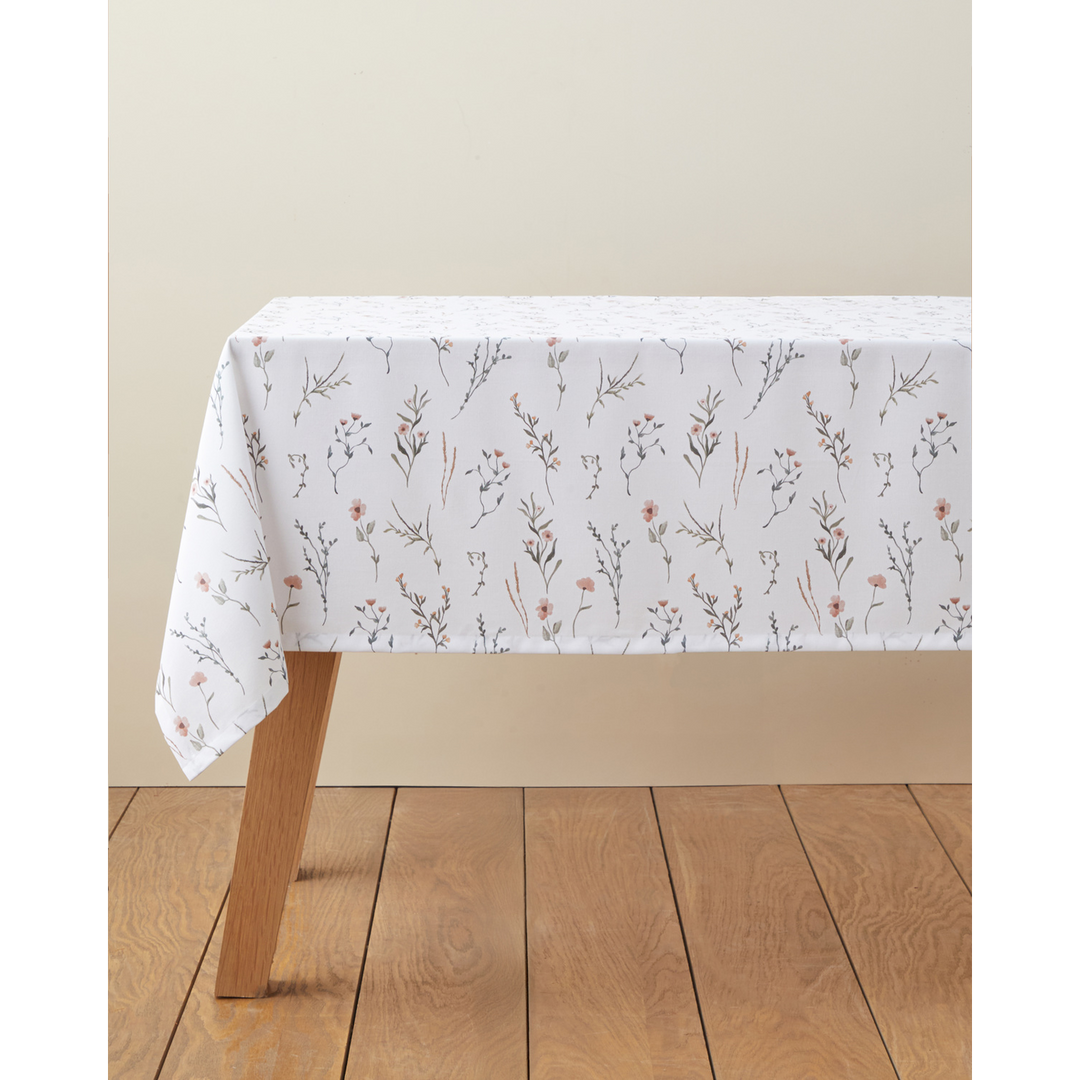Simple Bloom Opal Table Cloth 140 X 200 Cm Colored