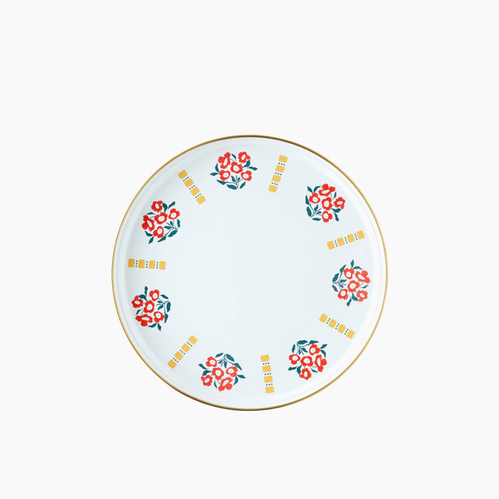 EH Bright Parade Enamel Tray 31 Cm Colored