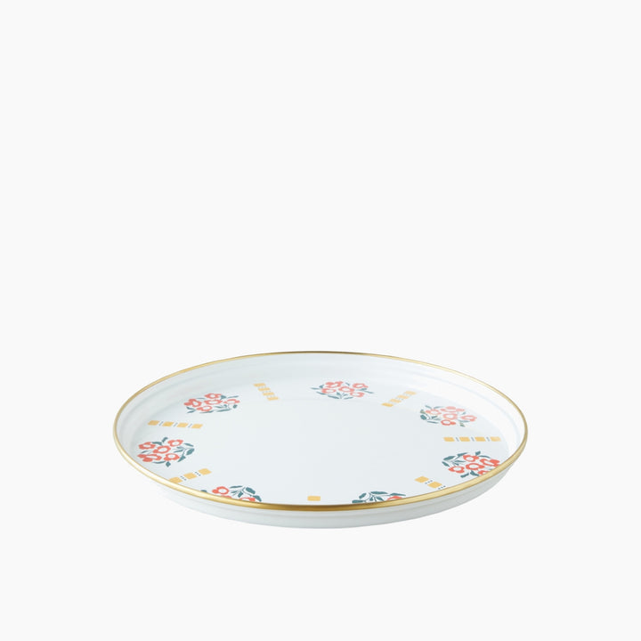 EH Bright Parade Enamel Tray 31 Cm Colored