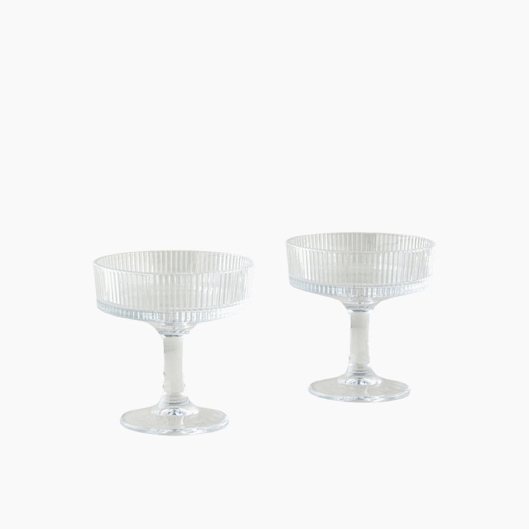 EH Lumera Glass 2 Pcs Cup 190 Ml Transparent