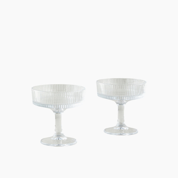 EH Lumera Glass 2 Pcs Cup 190 Ml Transparent