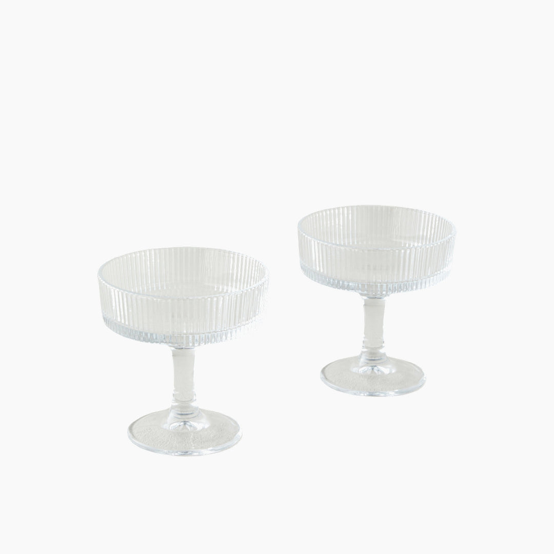 EH Lumera Glass 2 Pcs Cup 190 Ml Transparent
