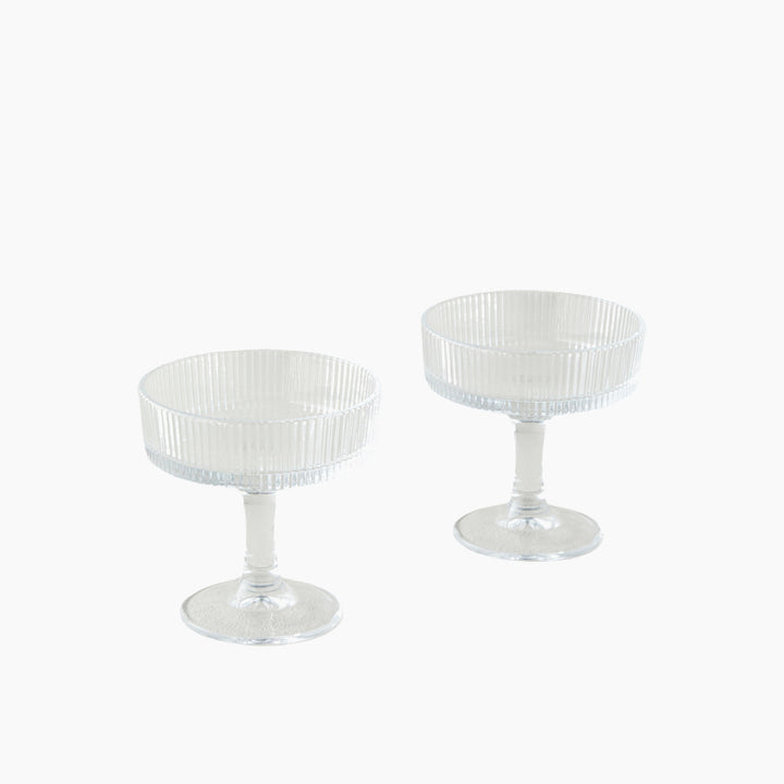 EH Lumera Glass 2 Pcs Cup 190 Ml Transparent