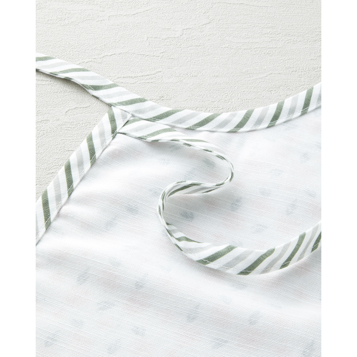 EH Petal Dreams Polyester Kitchen Apron White - Pink