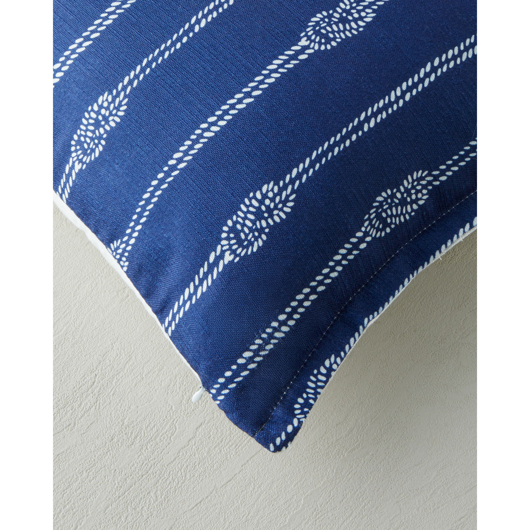 EH Rope Toss Pillow Cover 45 X 45 Cm Navy Blue