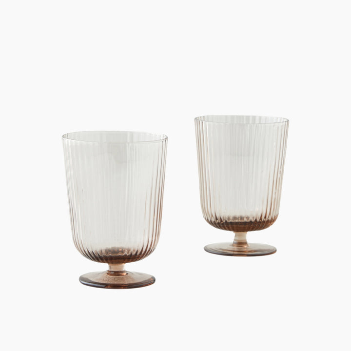 EH Linera Glass Hand Made 2-Piece Cup 300 Ml Mink