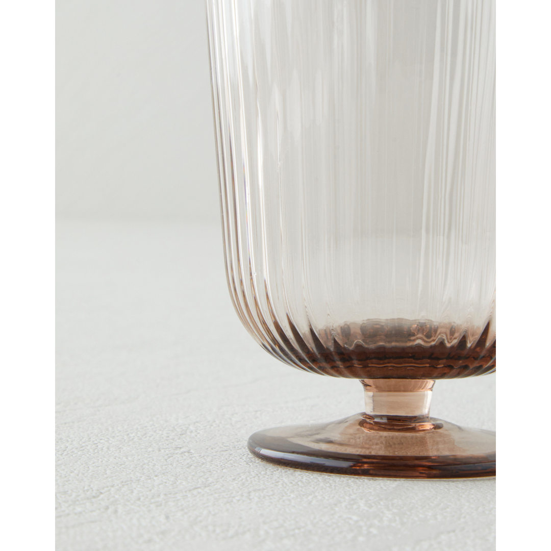 EH Linera Glass Hand Made 2-Piece Cup 300 Ml Mink