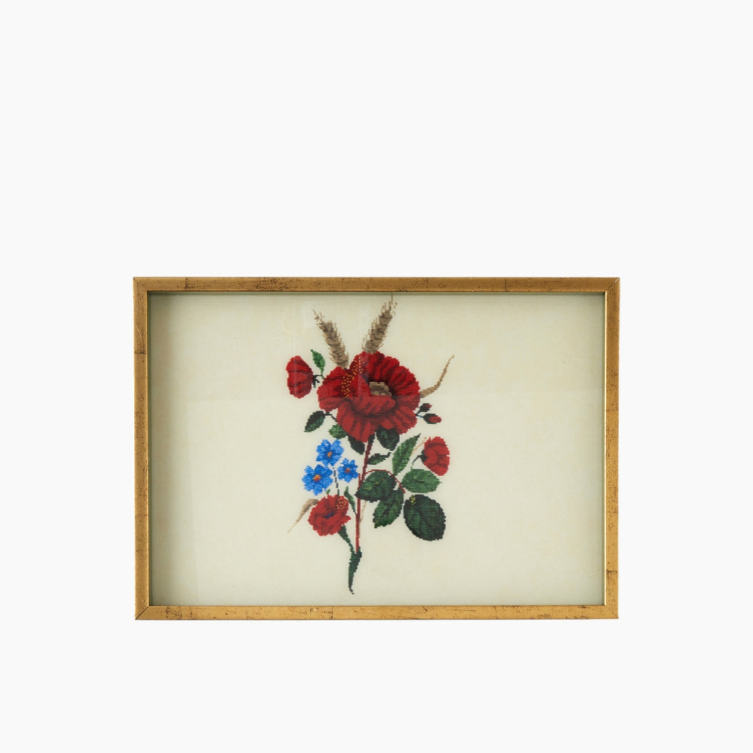 EH Living Rose Scent Glass Decorative Tray 30 X 42 Cm