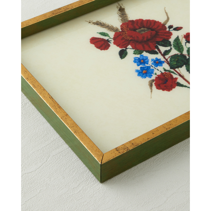 EH Living Rose Scent Glass Decorative Tray 30 X 42 Cm