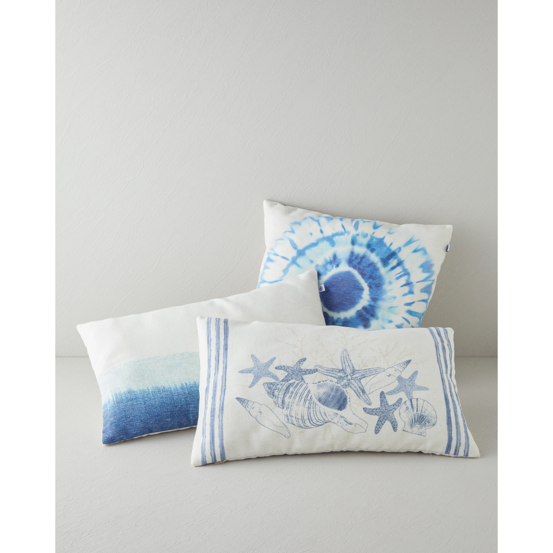 EH Living Sea Marine Stuffed Cushion 35 X 50 Cm Blue - Beige