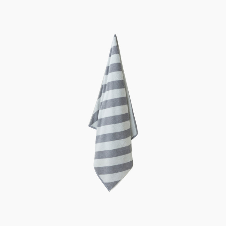 EH Diagonal Cotton Bath Towel 90 X 150 Cm Gray