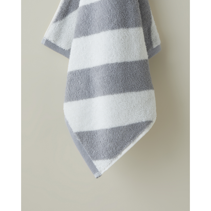 EH Diagonal Cotton Bath Towel 90 X 150 Cm Gray
