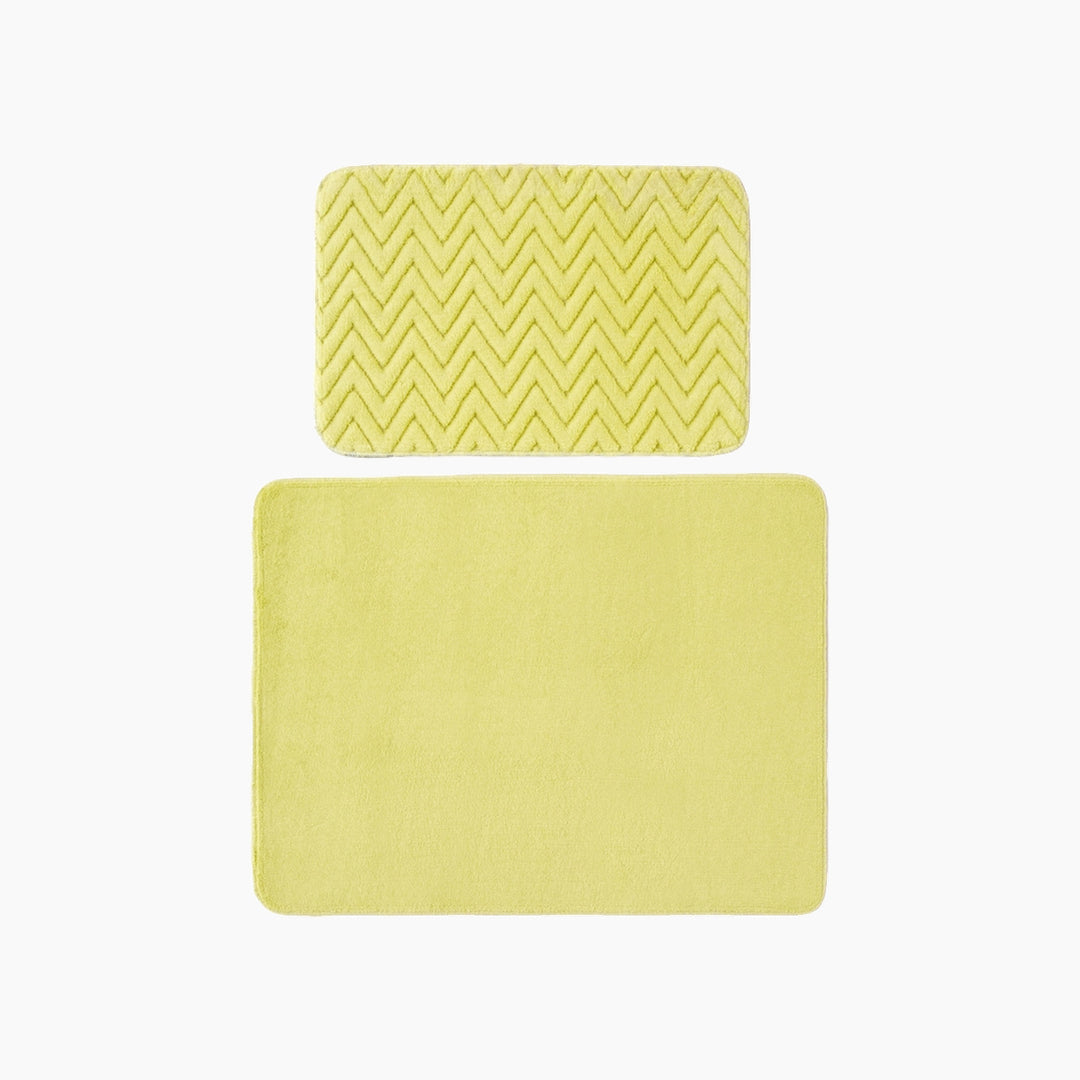 Anti-Slip Base Bath Mat Set