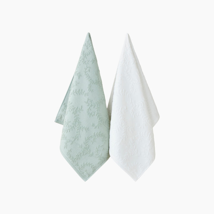 EH Leafy Touch Cotton Jacquard Face Towel 50 x 80 Cm
