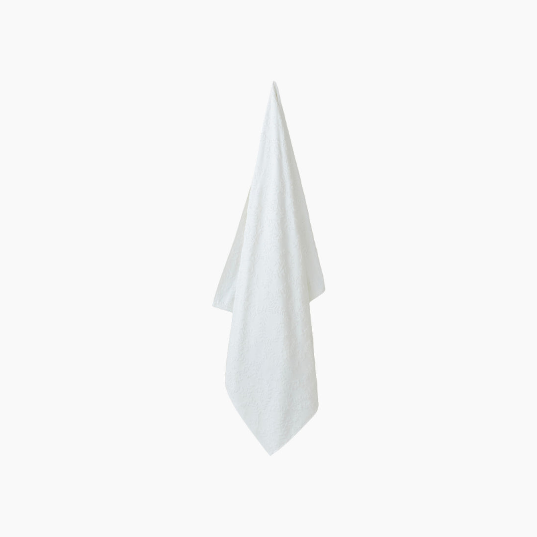 EH Leafy Touch Cotton Jacquard Bath Towel 90 x 150 Cm