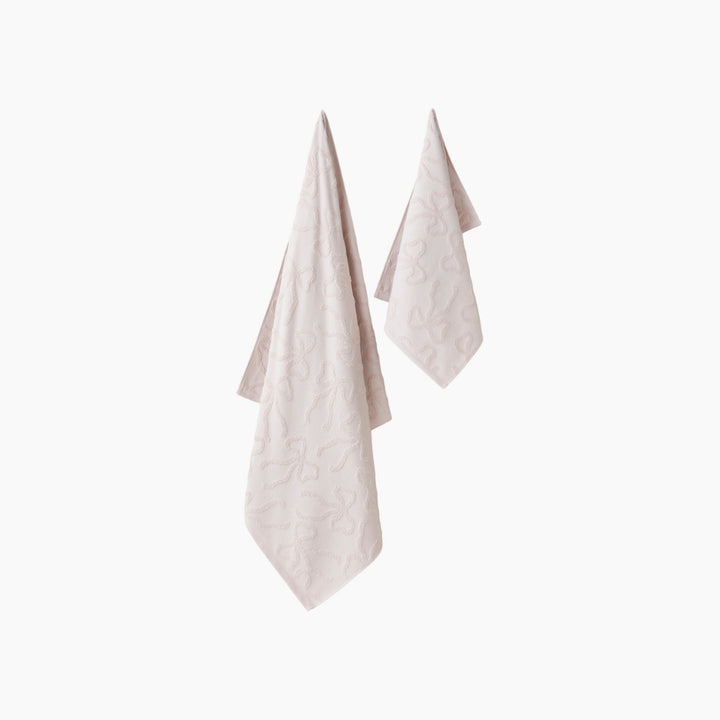 EH Cotton Jacquard Bath Towel 90 x 150 Cm Powder