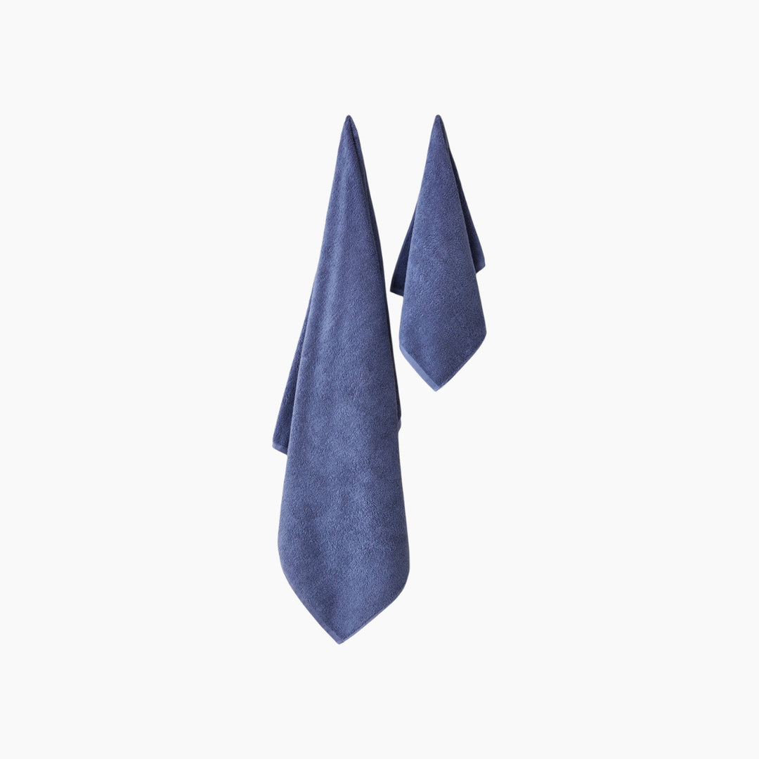 EH Aqua Cotton Bath Towel 90 x 150 Cm Navy Blue