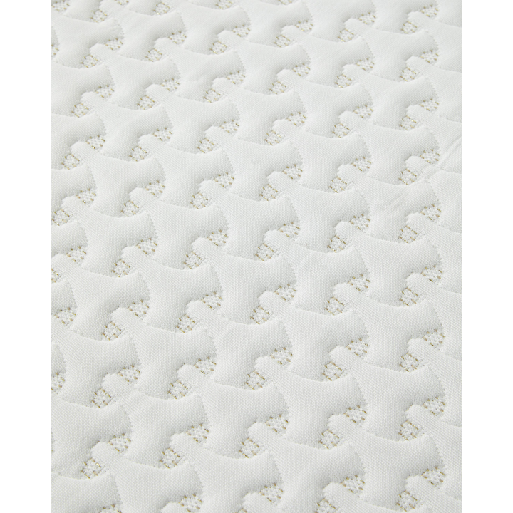 Shiny Glitter Jacquard Knit Waterproof Mattress Topper Gold