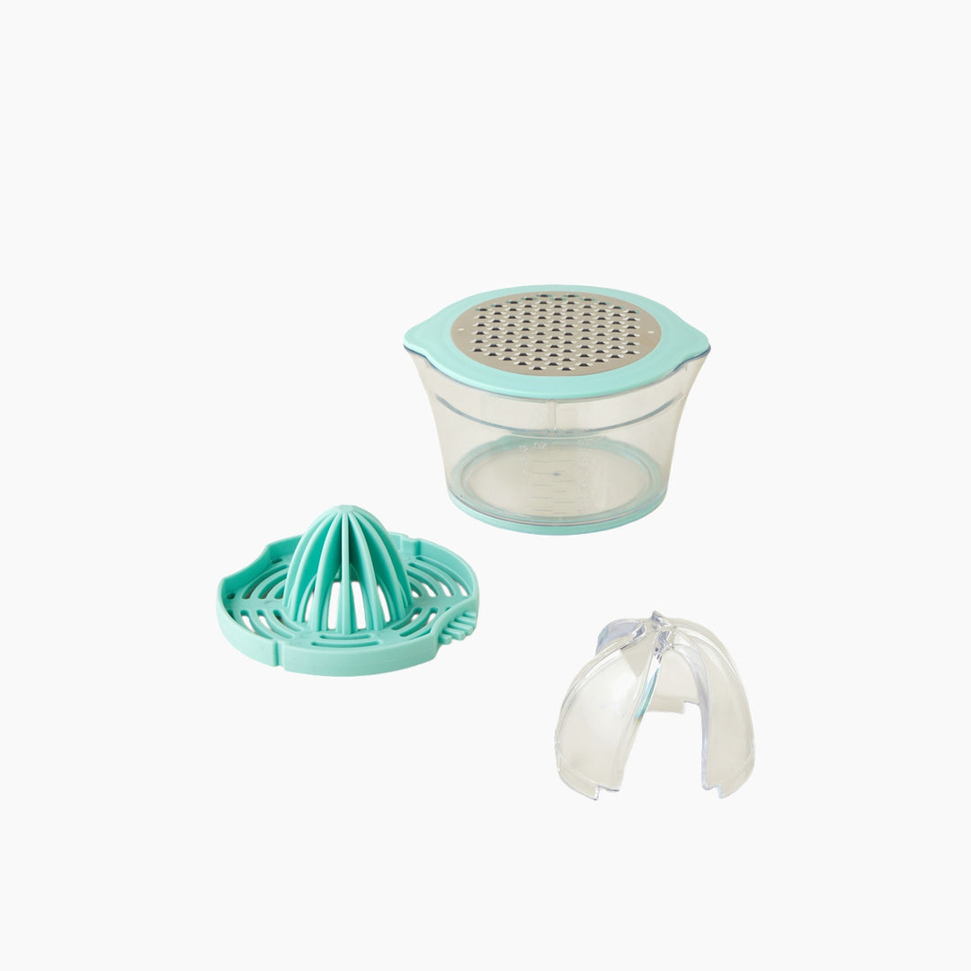 EH Virginie Plastic With Measuring Glass Lemon Squeezer 8 Cm Turquoise