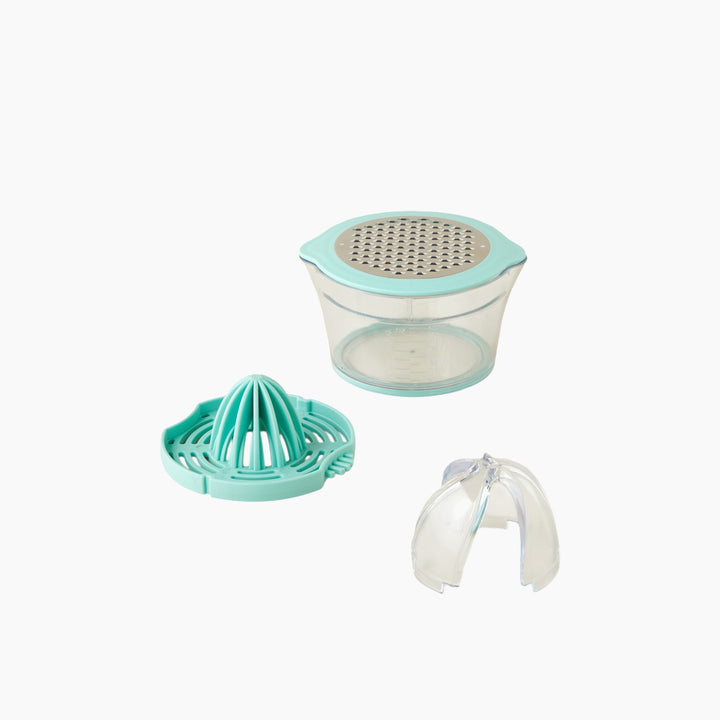 EH Virginie Plastic With Measuring Glass Lemon Squeezer 8 Cm Turquoise